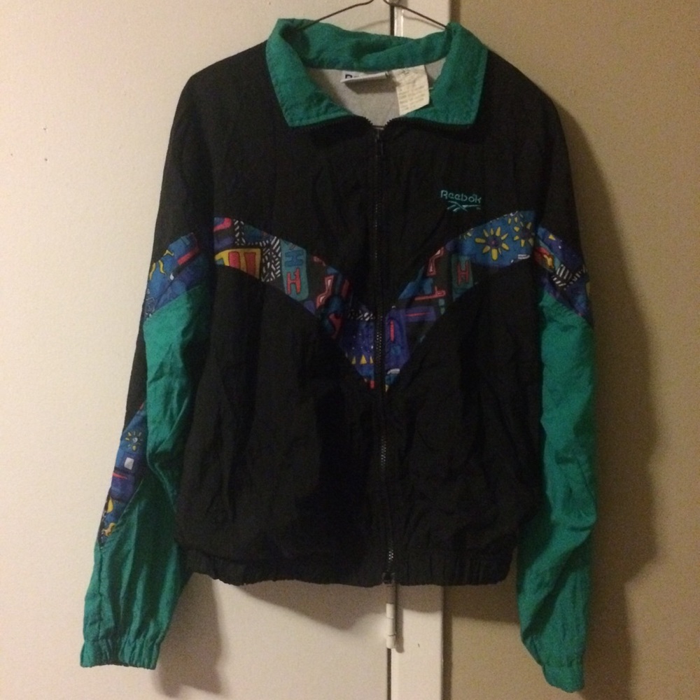 Vintage Reebok 90s design windbreaker